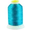 Threadart Metallic Embroidery Thread | 500 Meter Cones (550 Yards) | 20 Brilliant Shiny Colors | For Machine Embroidery